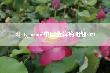 新余中国金牌榜明细2021