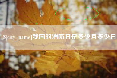新余我国的消防日是多少月多少日