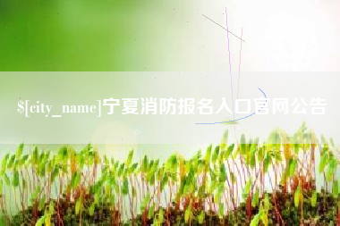 新余宁夏消防报名入口官网公告