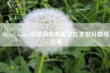 新余中国消防救援学院录取分数线公布