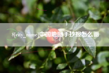 新余中国地图手抄报怎么画