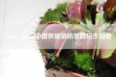 新余中国救援消防学院招生简章