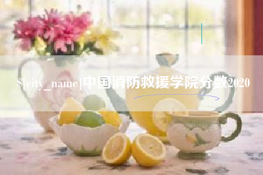 新余中国消防救援学院分数2020