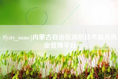 新余内蒙古自治区消防技术服务执业管理平台