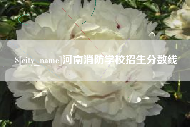 新余河南消防学校招生分数线