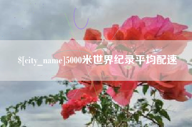 新余5000米世界纪录平均配速