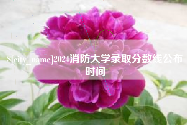 新余2024消防大学录取分数线公布时间