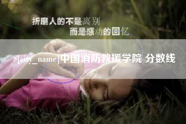 新余中国消防救援学院 分数线