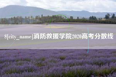 新余消防救援学院2020高考分数线