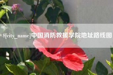 新余中国消防救援学院地址路线图