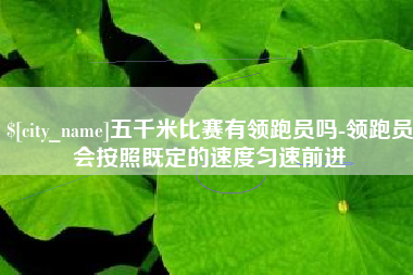 新余五千米比赛有领跑员吗-领跑员会按照既定的速度匀速前进