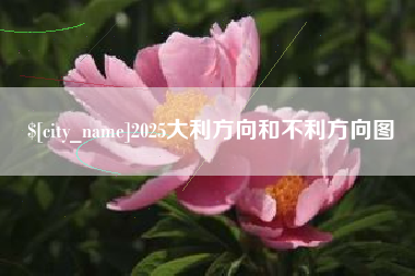 新余2025大利方向和不利方向图