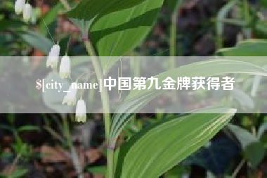 新余中国第九金牌获得者