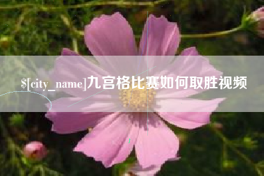 新余九宫格比赛如何取胜视频