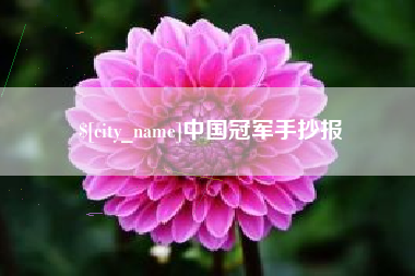 新余中国冠军手抄报