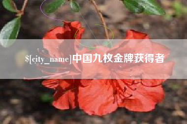 新余中国九枚金牌获得者