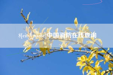 新余中国消防在线查询