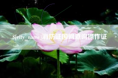 新余消防证国网查询操作证