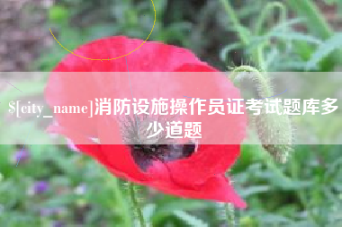 新余消防设施操作员证考试题库多少道题
