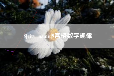 新余9宫格数字规律