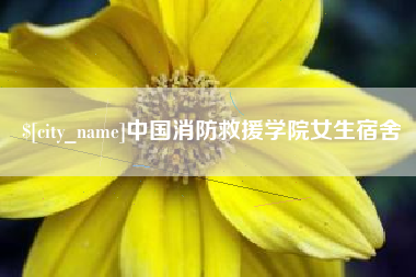 新余中国消防救援学院女生宿舍