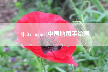 新余中国地图手绘画